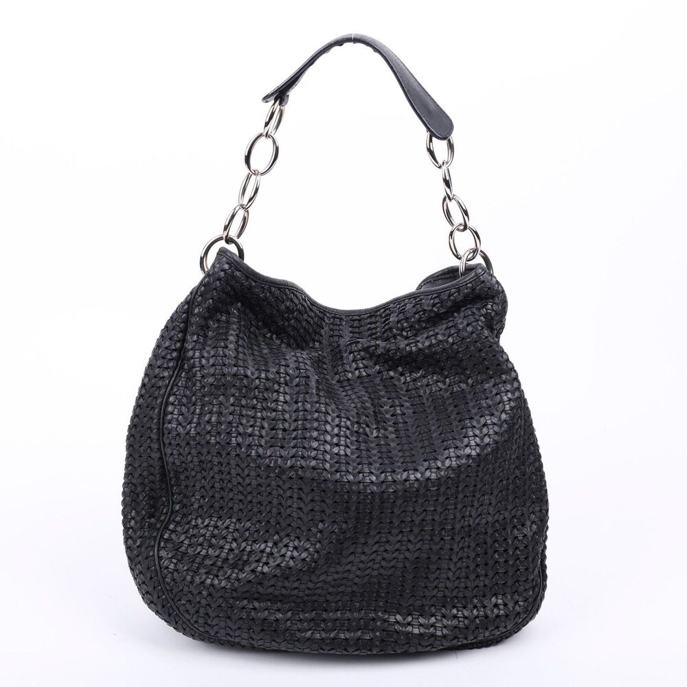 Christian Dior Lady Dior Soft Hobo 2007 Collection by John Galliano Black Y2K - Picture 3 of 16